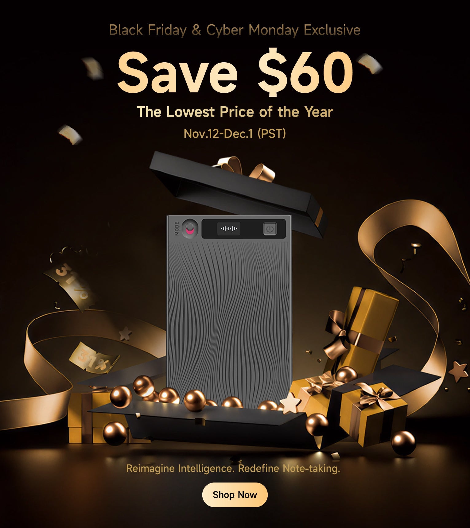 TicNote Black Friday Campaign