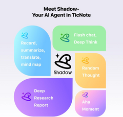 TicNote AI Voice Recorder with 1-Year Pro Plan Included