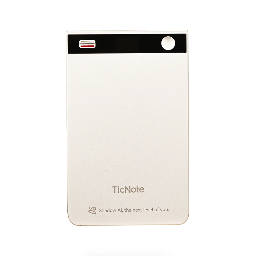 TicNote AI Voice Recorder with Real-Time Transcription and Summarization