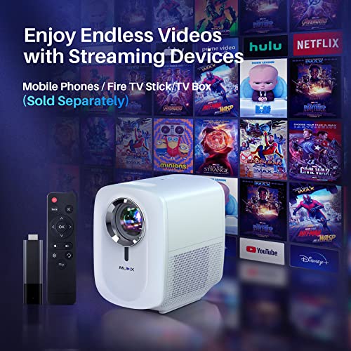 MUDIX Movie WiFi Projector